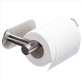 DGWHYC DGWHYC 3M Toilet Paper Holder no Drilling for Bathroom and Washroom, SUS304 Stainless Steel Brushed Nickel (Silver), DG-TPA22