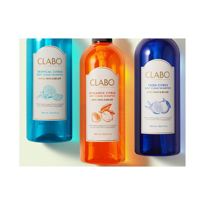 CLABO 딥클린 샴푸 트로피칼 시트러스, 960ml, 2개 CLABO Deep Clean