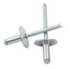 Zorveiio 60 Pcs 3/16" x 5/8" Large Flange Aluminum Blind
