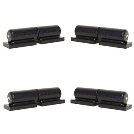Pro Gate Supply | GatorPro | 7" Steel Barrel Hinge | 4 Pack (2 Pair) | Gates Heavy Duty Weld on Ball Bearing