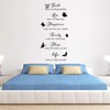 6 Pieces Vinyl Wall Decals, Faith Makes All Things Possible,