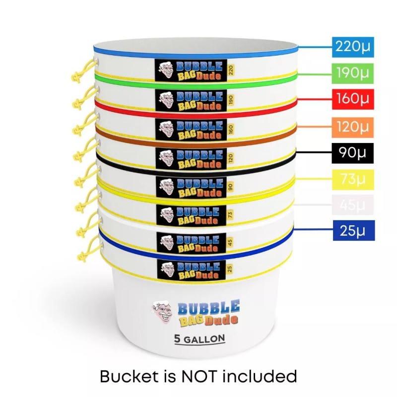 BUBBLEBAGDUDE Bubble Bag BUBBLEBAGDUDE 5 GAL - 8 Bag Kit