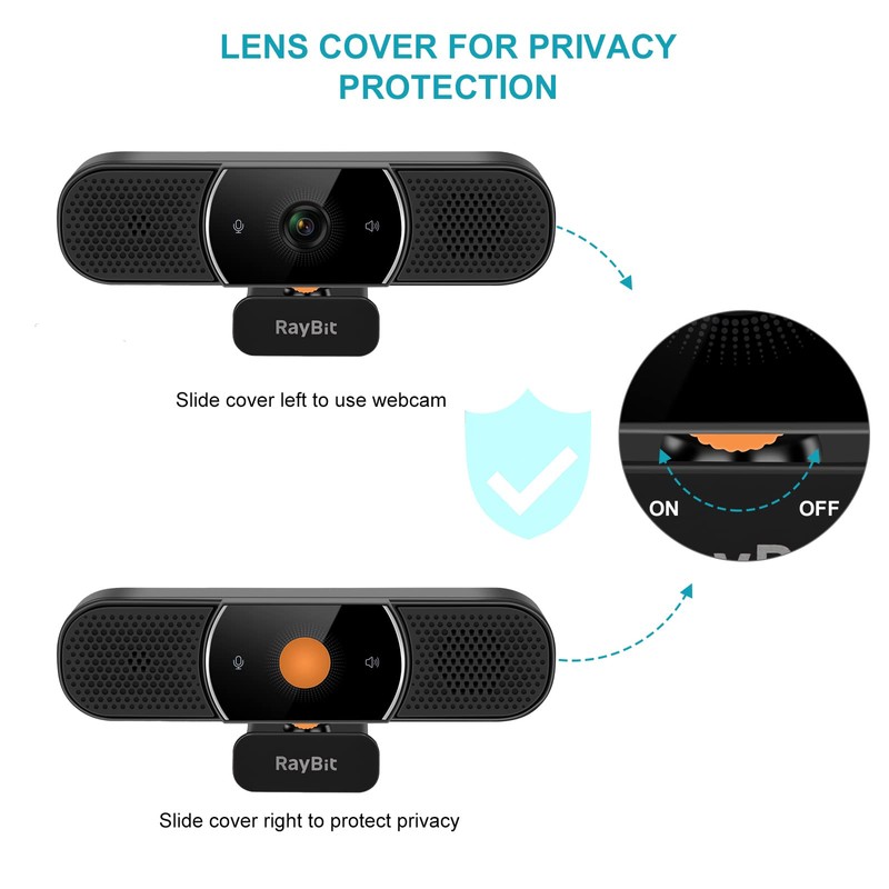 RayBit 3 in 1 Webcam - 2K HD USB C