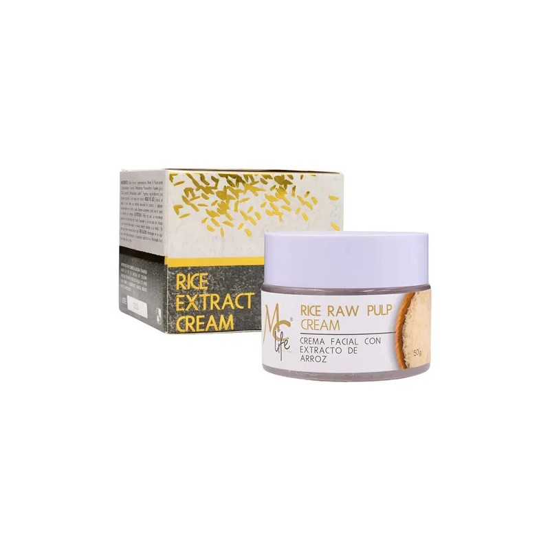 Crema Facial Aclarante Con Extracto De Arroz 50g. Mc Life