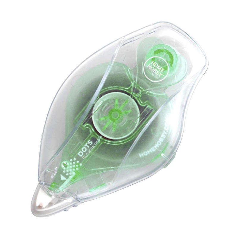 HomeHobby by 3L Double-Sided Tape Runner Refillable Dots Repositionable 10m