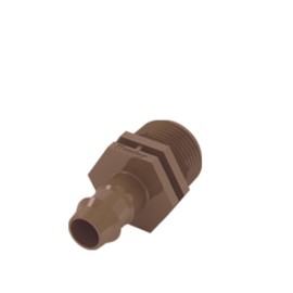 Hunter Sprinkler PLD075 Micro Irrigation Fitting Barb to 3/4-Inch MPT Adapter