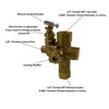 1/2" NPT Combination Pilot, Unloader, Check Valve plus Throttle Control