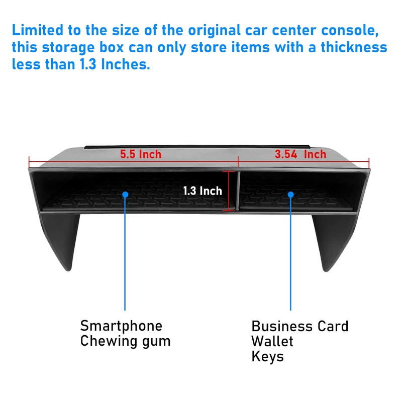 Jaronx Compatible with Toyota RAV4 Center Console Organizer 2025 2024