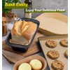 mutvle Loaf Pan Liners, 125Pcs Non-Stick Bread Pan Liners, Loaf