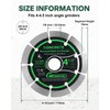 WENHUALI 4-1/2 Inch Diamond Concrete Saw Blade, Diamond Cutting Wheel