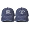 Shenbors Captain and First Mate Caps, Navy & Navy Baseball