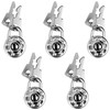 5 Pack Diary Padlock, Mini Locks with Keys, Tiny Luggage