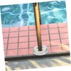 TEHAUX 4Pcs Heavy Duty Stainless Steel Pool Handrail Cover for
