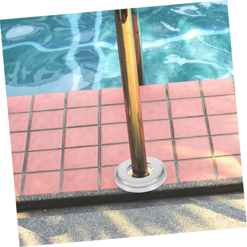 TEHAUX 4Pcs Heavy Duty Stainless Steel Pool Handrail Cover for