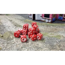 Warlord Games British Army Desert Rats - D6 Dice (16) Set Bolt Action