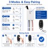 QIACHIP Wireless Switch with Remote Control 230 V, 433 MHz