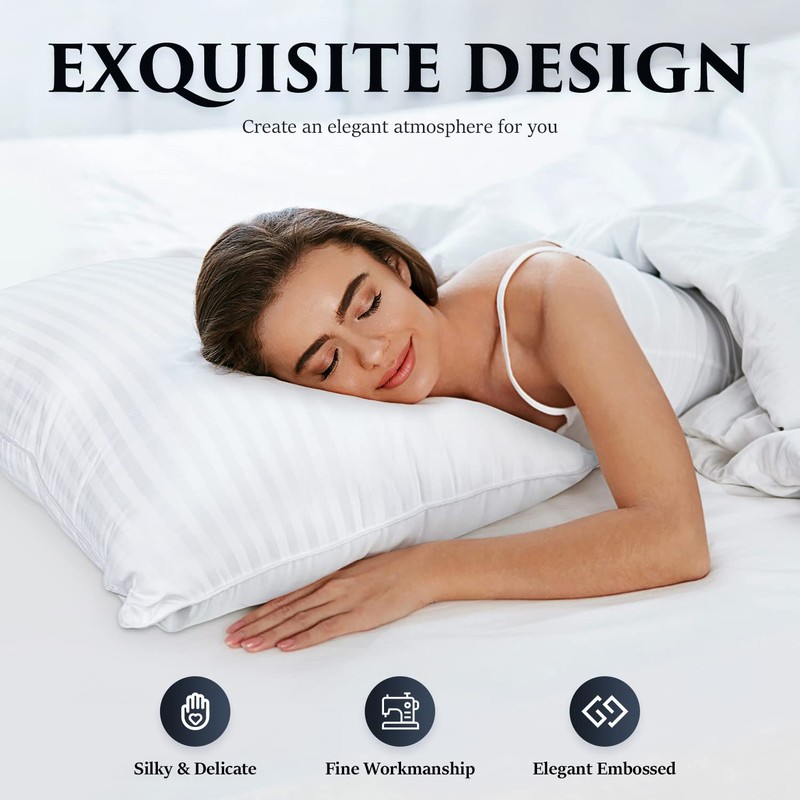 COZSINOOR Bed Pillows for Sleeping Queen Size - Hotel Quality