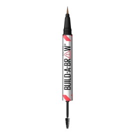 Plumón Y Gel Sellador De Cejas Maybelline Build A Brow Color SOFT BROWN