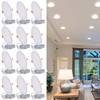 JARLSTAR 8 Inch LED Recessed Light with Junction Box, 12Pack
