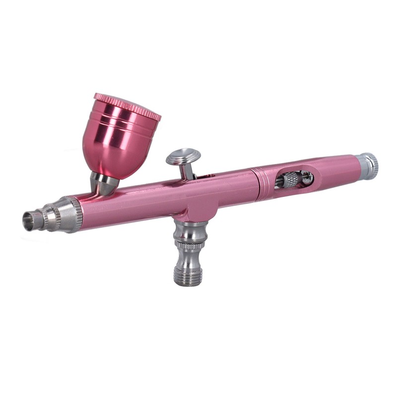 Airbrush Gun Pink 0.3mm Diameter Nozzles Portable Air Brush Painting