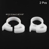 QUARKZMAN Pack of 2 Double Snap Grip Hose Clamps, Plastic