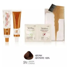 Henna 헤나 크림염색약 자연갈색 Henna Cream Hair Color Natural Brown