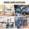 Aemygo 120 PCS 1", 1/2", 3/4" Half Clamps J-Hook with