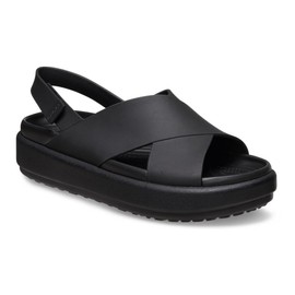 Crocs Brooklyn Luxe Cross Strap Black 7 M