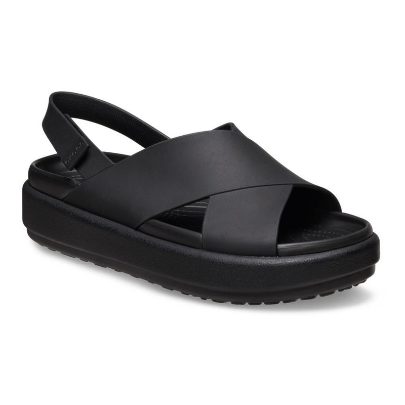 Crocs Brooklyn Luxe Cross Strap Black 7 M