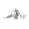 liduola Small Cremation Urn Keepsake Keychain for Ashes Mini Memorial