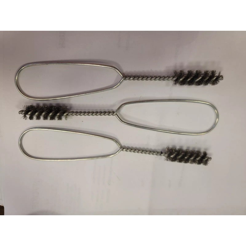 HIGHTBRUSH EO25 1/4'' FITTING BRUSH STAINLESS STEEL LOOP HANDLE 3