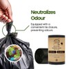 White Magic Eco Basics Degradable Garbage Bags 12 litre Capacity,