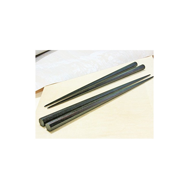 大黒屋 Fires Wood Chopsticks Finest Stripe Ebony Eight Corners Sharpener