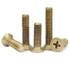 CONPHERON Brass Phillips Countersunk Screws Flat Head Machine Screws M5