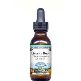 Licorice Root Glycerite Liquid Extract (1:5) - Chocolate Flavored (1 oz, ZIN: 513172) - 3 Pack