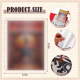 ReliThick 3 Set Broadway Playbill Binder Comes with 60 Sheet 5.5 x 8.5 D-Ring Binder Sheet Protectors Show Bill Binder for Broadway and Theatre Program 3 Ring Holder Yellow Red and Blue