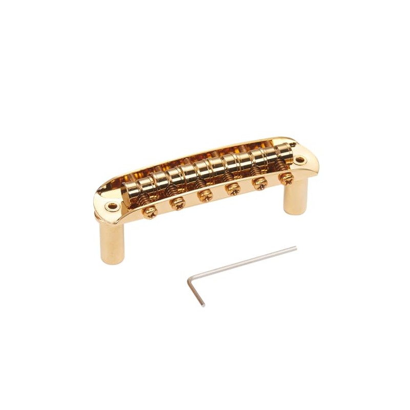KAISH Electric Guitar Bridge Assembly with Large Barrel Saddles (not