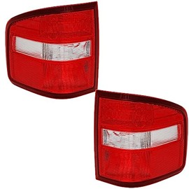 For Ford F-150 2004 05 06 07 08 2009 Tail Light Driver & Passenger Side Pair | Flareside | CAPA | Replacement For FO2800185C, FO2801185C | 7L3Z13405BA, 4L3Z13405BA, 7L3Z13404BA, 4L3Z13404BA