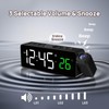 Netzu Projection Alarm Clock for Bedroom Ceiling, Small Compact Plug-in