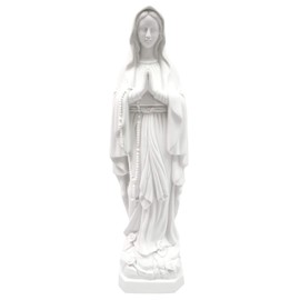 Vittoria Collection 27 Inch Our Lady of Lourdes Statue Made in Italy Indoor Outdoor Garden