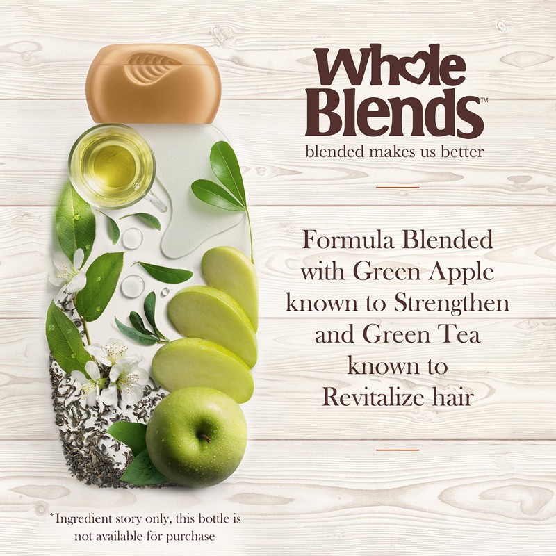 Garnier Whole Blends Shampoo with Green Apple & Green Tea