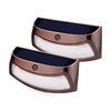 XTF2015 Solar Step Lights Outdoor, Motion Sensor Lights, Copper Outdoor