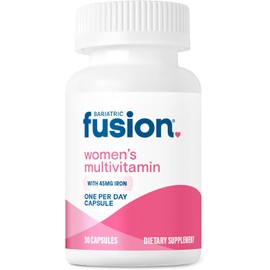 Bariatric Fusion One Per Day Bariatric Multivitamin with Iron for Women | with Hair and Nails Vitamins Blend | Gastric Bypass and Sleeve Gastrectomy | 30 Capsules | 1 Month Supply