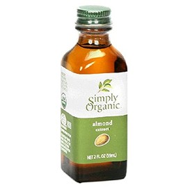 Simply Organic Almond Extract, Certified Organic, 2-Ounce Containers (Pack of 3)