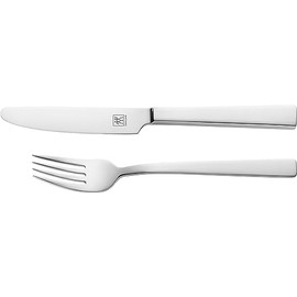 Zwilling 07150 – 225 cm 2-Piece Dessert Cutlery Set, Stainless Steel, Silver, 26 x 6 x 2.5 cm 2 Units