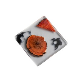 Acpetdr Wooden Coasters, Wooden Resin Coasters, Pine and Resin Beverage Coasters, Tea Coasters, Coffee Coasters, Dining Table Coasters for Dining Table Home Decoration