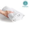 Bedecor Super King Mattress Protector, Waterproof Flannel Mattress Cover Extra