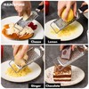 Rainspire Rainspire Professional Cheese Graters for Kitchen Stainless Steel Handheld,