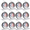 12 Pack Refrigerator Freezer Thermometer, Large Dial Freezer Thermometer, Cooler/Fridge/Refrigerator