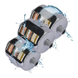 Innovative Technology 15 Stage Filtration Shower Head Filter 3 Pack